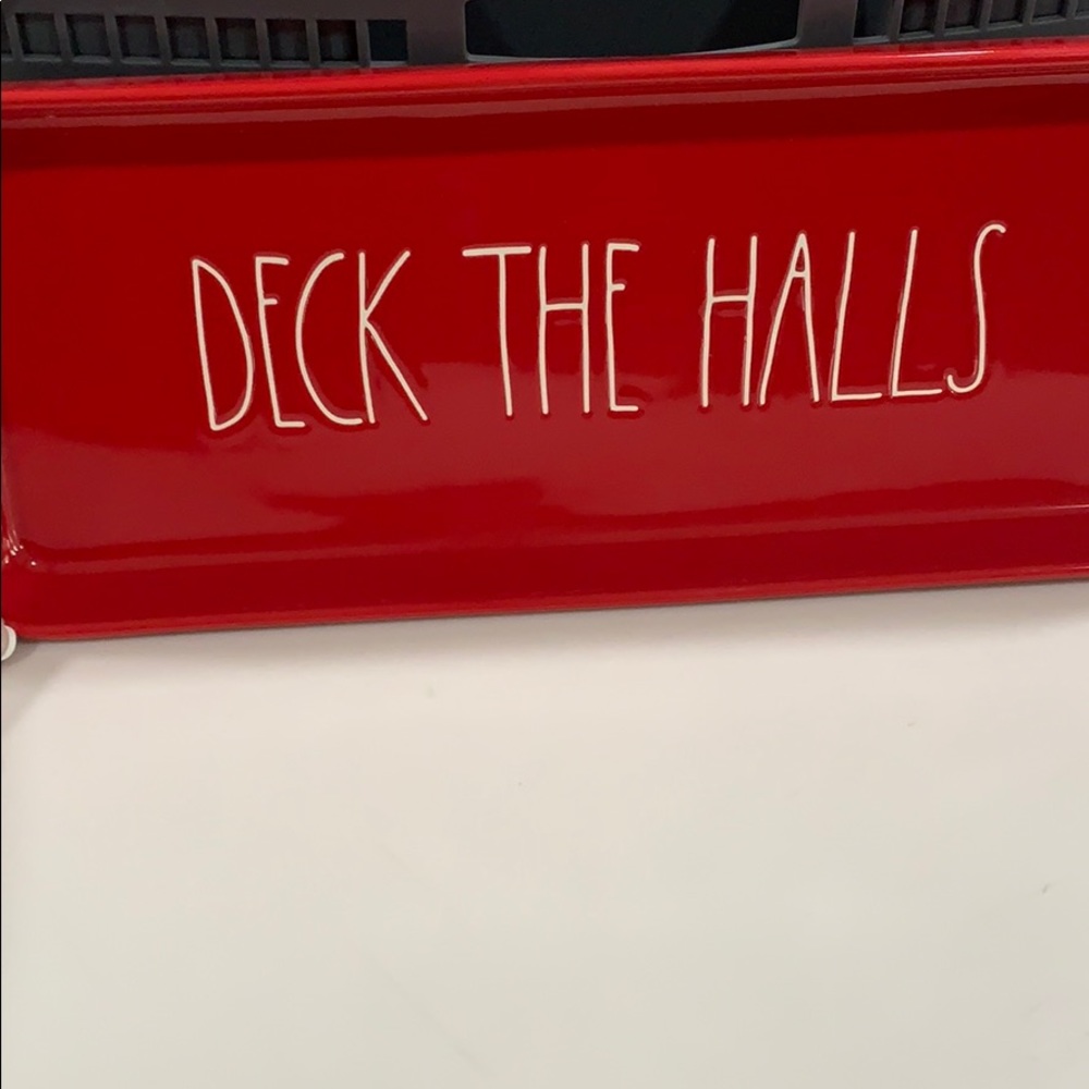 Rae Dunn Deck The Halls tray